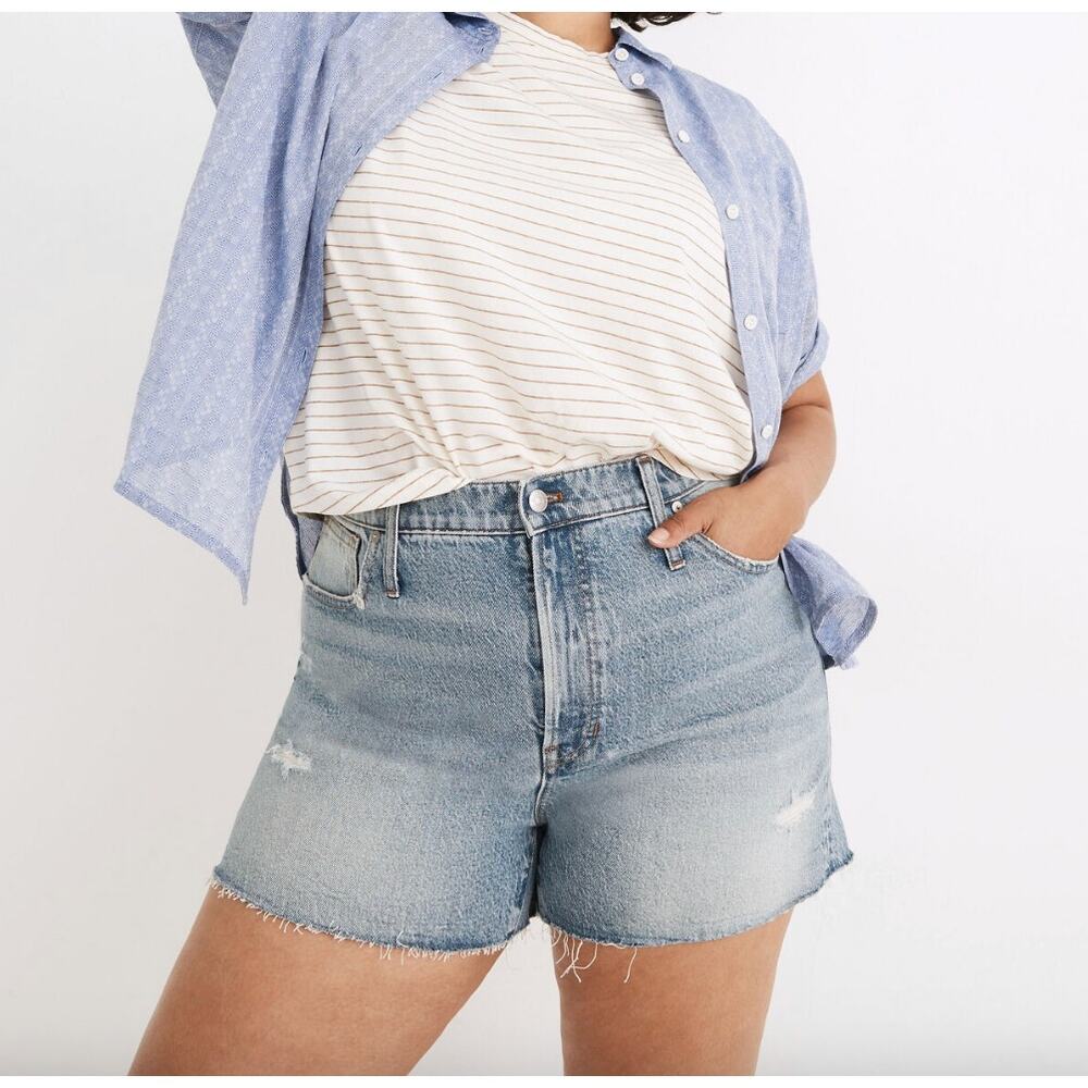 Madewell Light Blue Jean Shorts